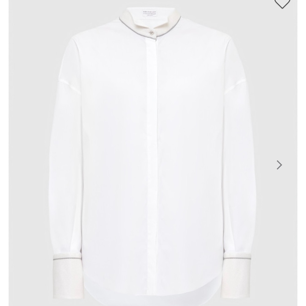 Brunello Cucinelli White Dress Shirt